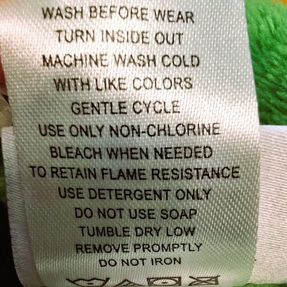 Minecraft CREEPER ROBE ~ Size 10 ~ Green Black Bathrobe Plush Fleece PJ ~ Mojang - Picture 7 of 10